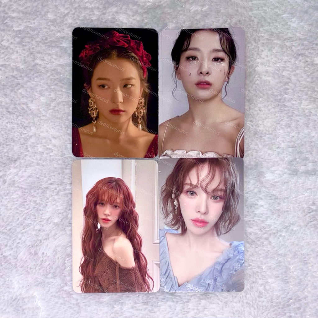 wts sell jual pc photocard redvelvet seulgi wendy nunmul tears glitter scrapbook the reve festival f