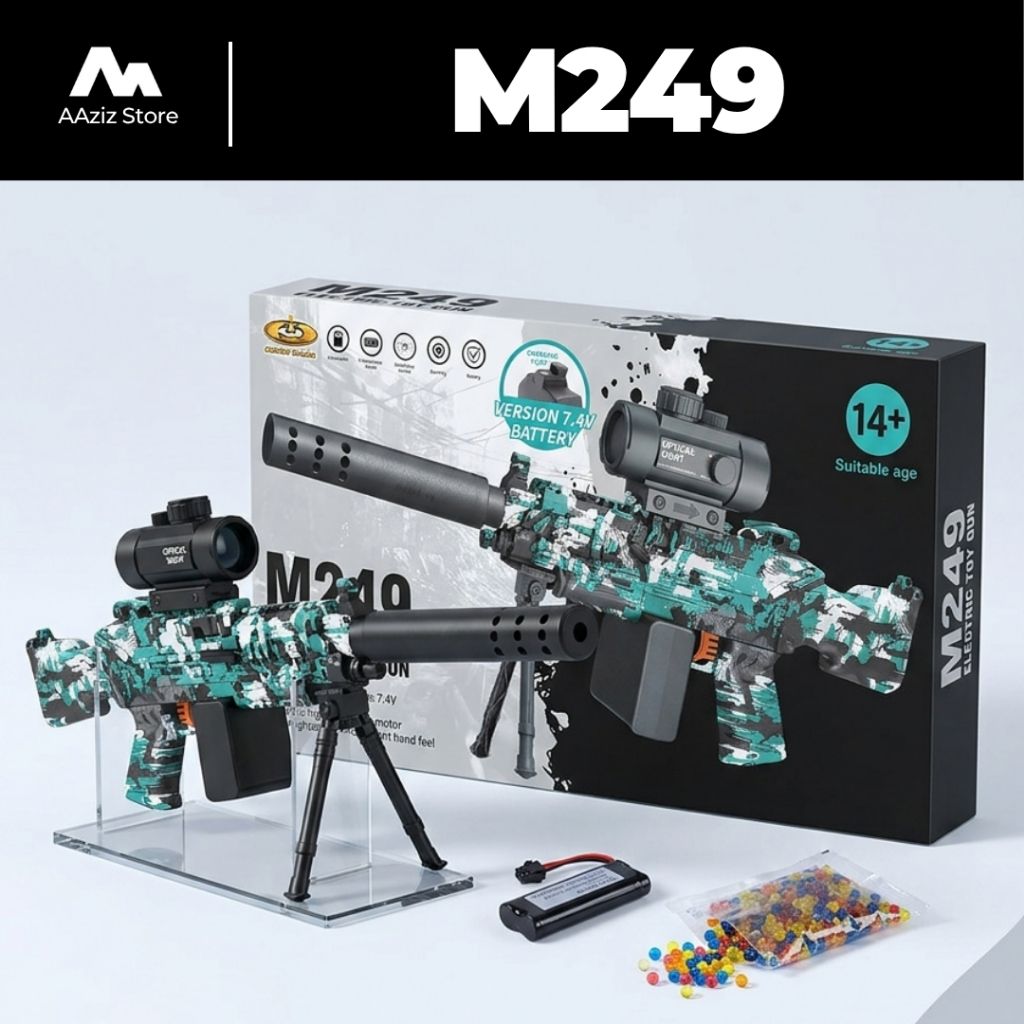 Mainan Water Gel M249 - Cocok Untuk Anak-anak