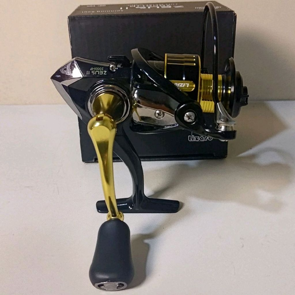 Reel pancing Lizard Zeus II 2000 HP , Reel pancing spinning ukuran 2000 , Alat pancing / Gulungan pa