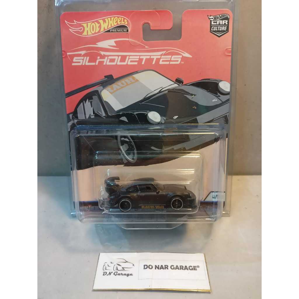 Hotwheels Premium Silhouettes 2019 – RWB Porsche 930 (RWB Hitam / Black RWB)