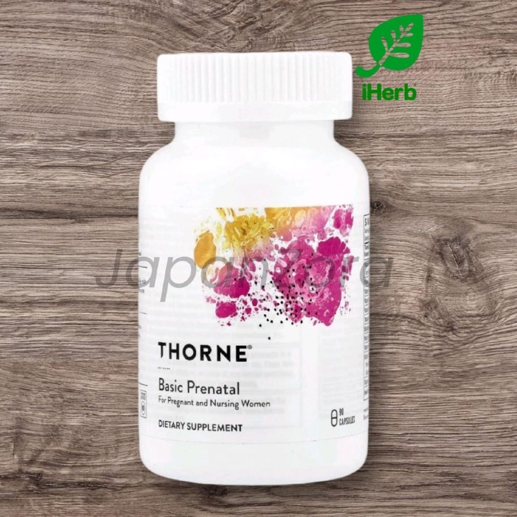 Thorne Basic Prenatal - Vitamin Prenatal Ibu Hamil & TTC Dengan Folate Aktif - 90 Capsules