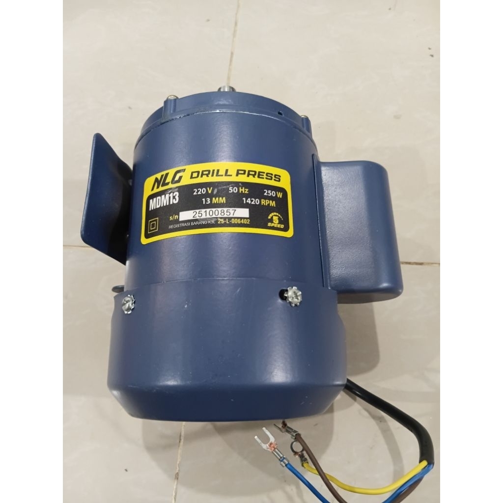 dinamo pengganti bor duduk 13 penggerak 250 watt 1400 rpm universal untuk semua model bor duduk 13 m