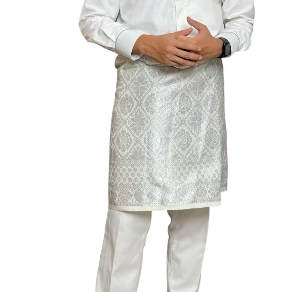 Songket samping melayu // rumpak melayu // kain songket samping melayu // songket bapak // songket p