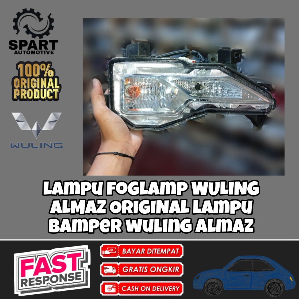 lampu foglamp WULING ALMAZ ORIGINAL lampu bamper wuling almaz lampu kabut wuling almaz kanan atau ki