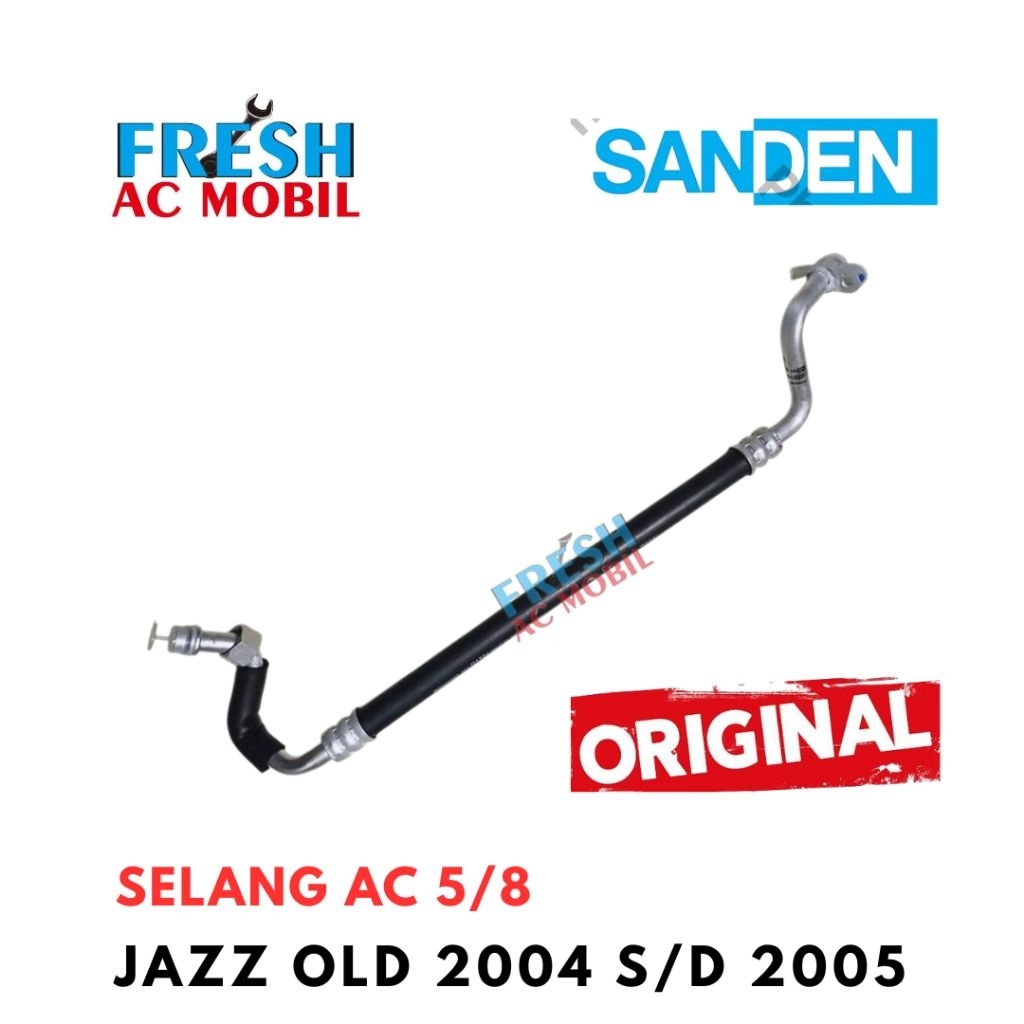 SELANG PIPA AC 5/8 HONDA JAZZ LAMA 2004 S/D 2005 ORIGINAL SANDEN SELANG AC 5/8 HONDA JAZZ LAMA