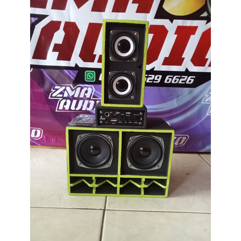 Paket Miniatur Sound System Karaoke type Box CBS Nogosari & Line Array