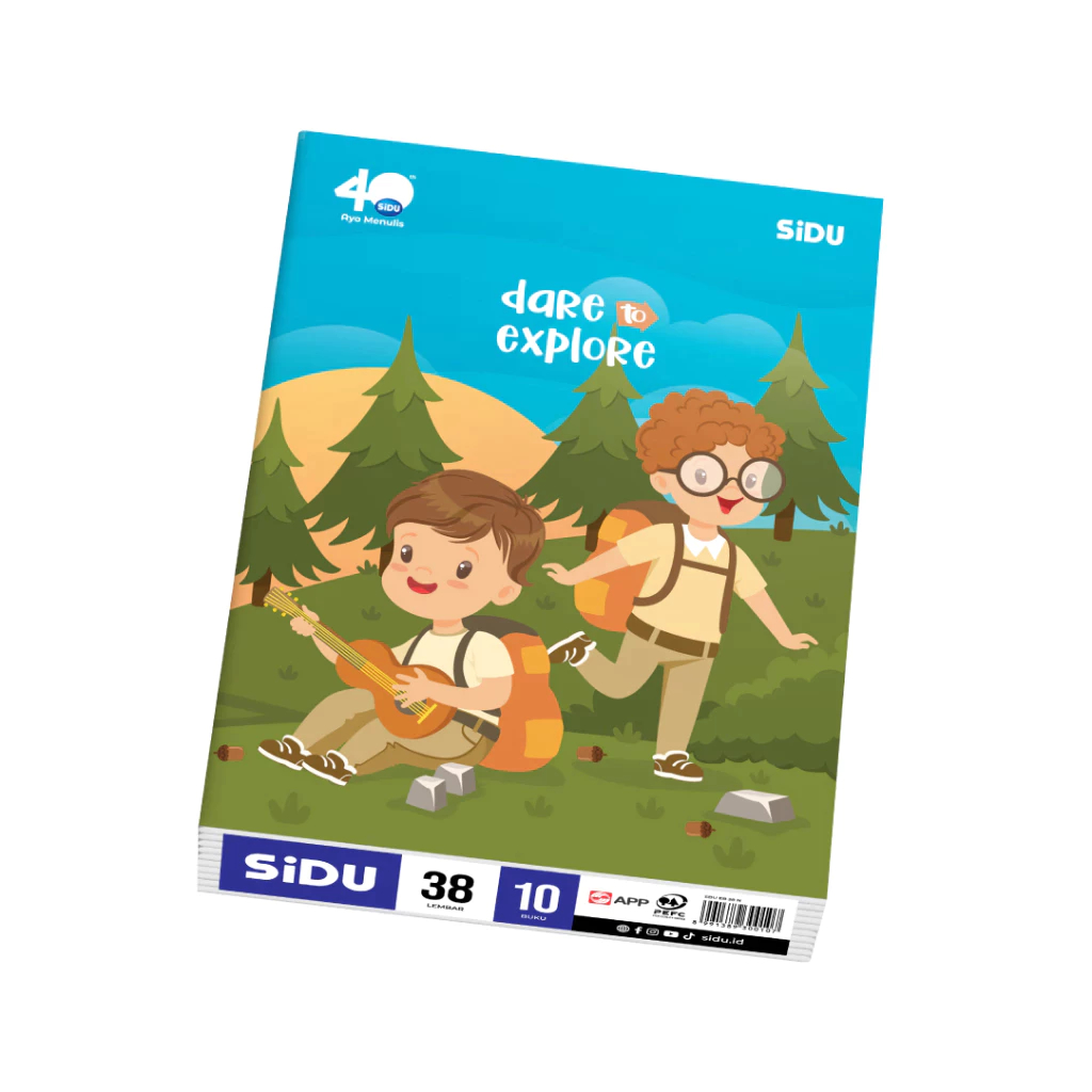 BUKU TULIS SIDU 38 LEMBAR 1 PACK | BUKU SIDU TULIS 38 LEMBAR 1 PACK | 1 PACK ISI 10 BUKU MOTI F RAND