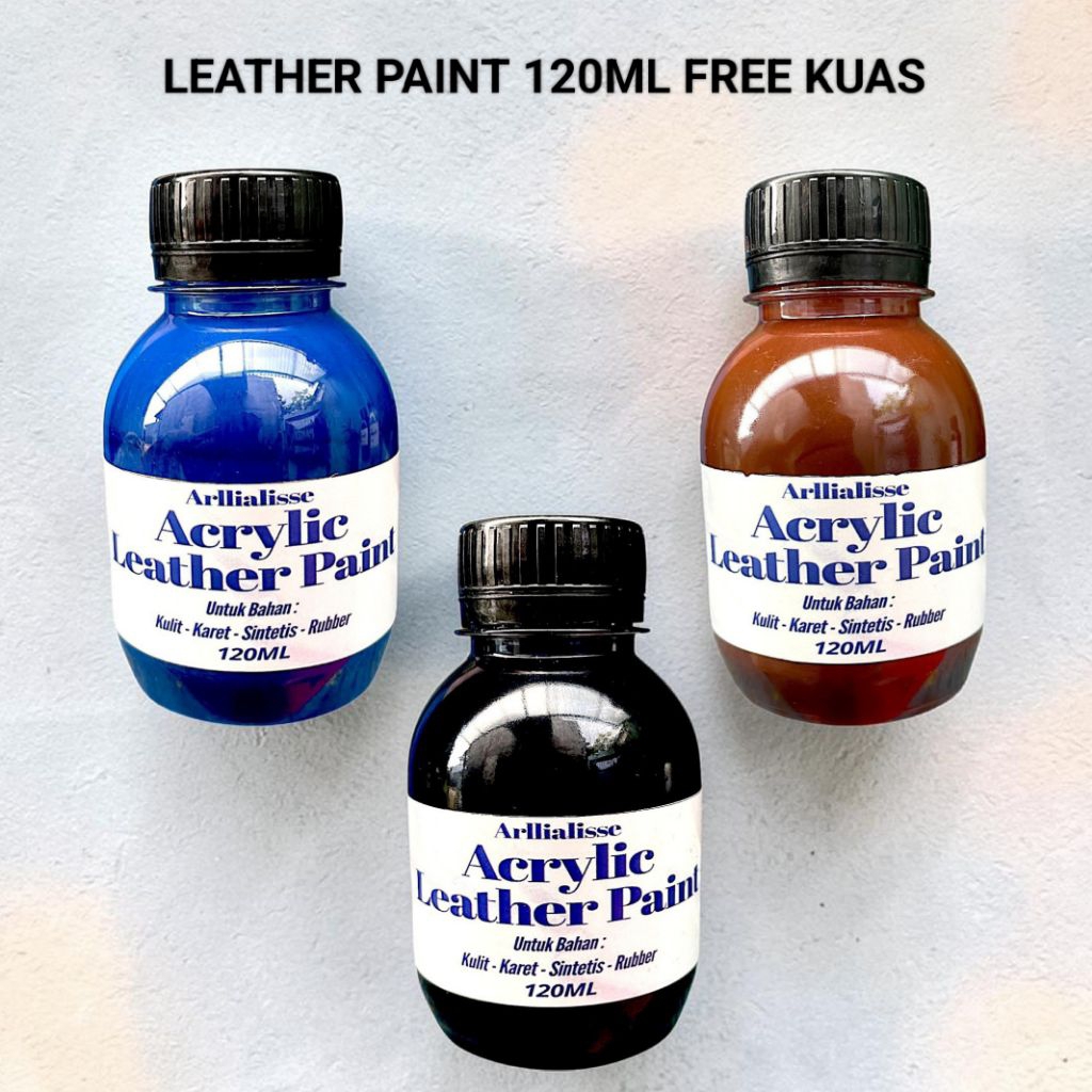 cat sepatu / leather paint / cat sepatu kulit / cat tas kulit / cat sepatu kulit terkelupas / cat ta