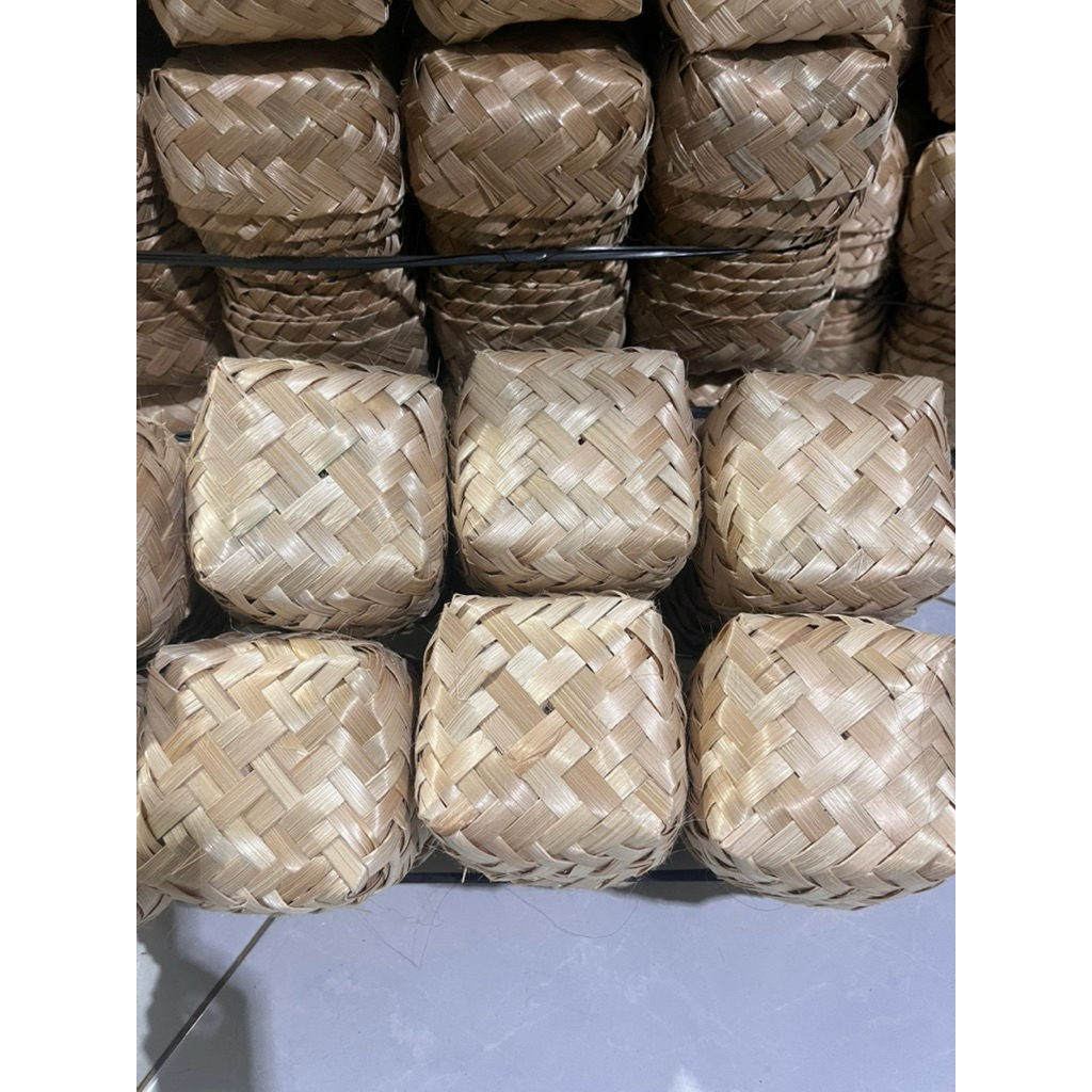 Besek bambu 7x7 100 pcs/ 50 pasang