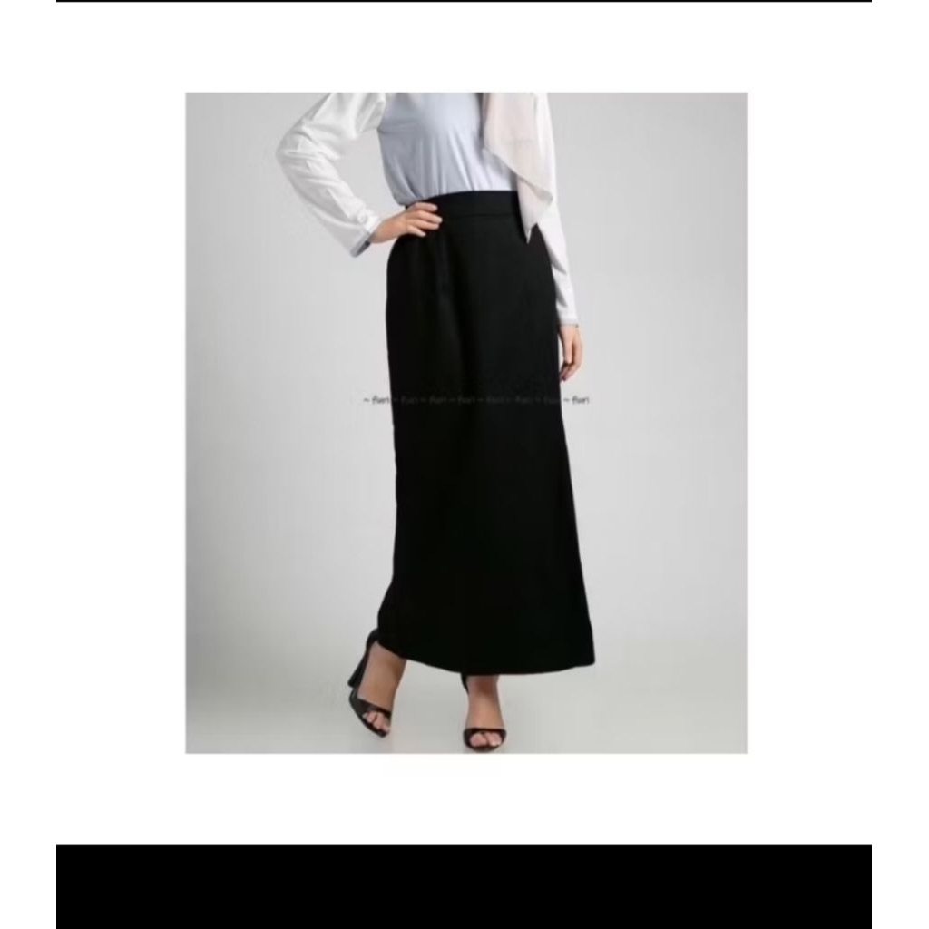 ROK SPAN HITAM/ROK SPAN HITAM UNTUK KERJA/KULIAH