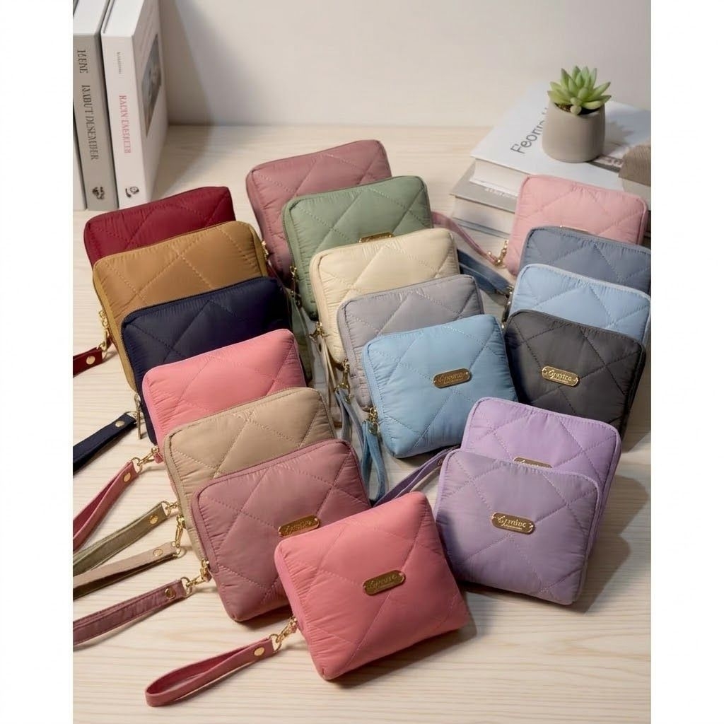 Grosir Mukena Travelling Mini Pouch Grosir Mukena Parasut Korea Bahan Super Premium dan Lembut Kodia