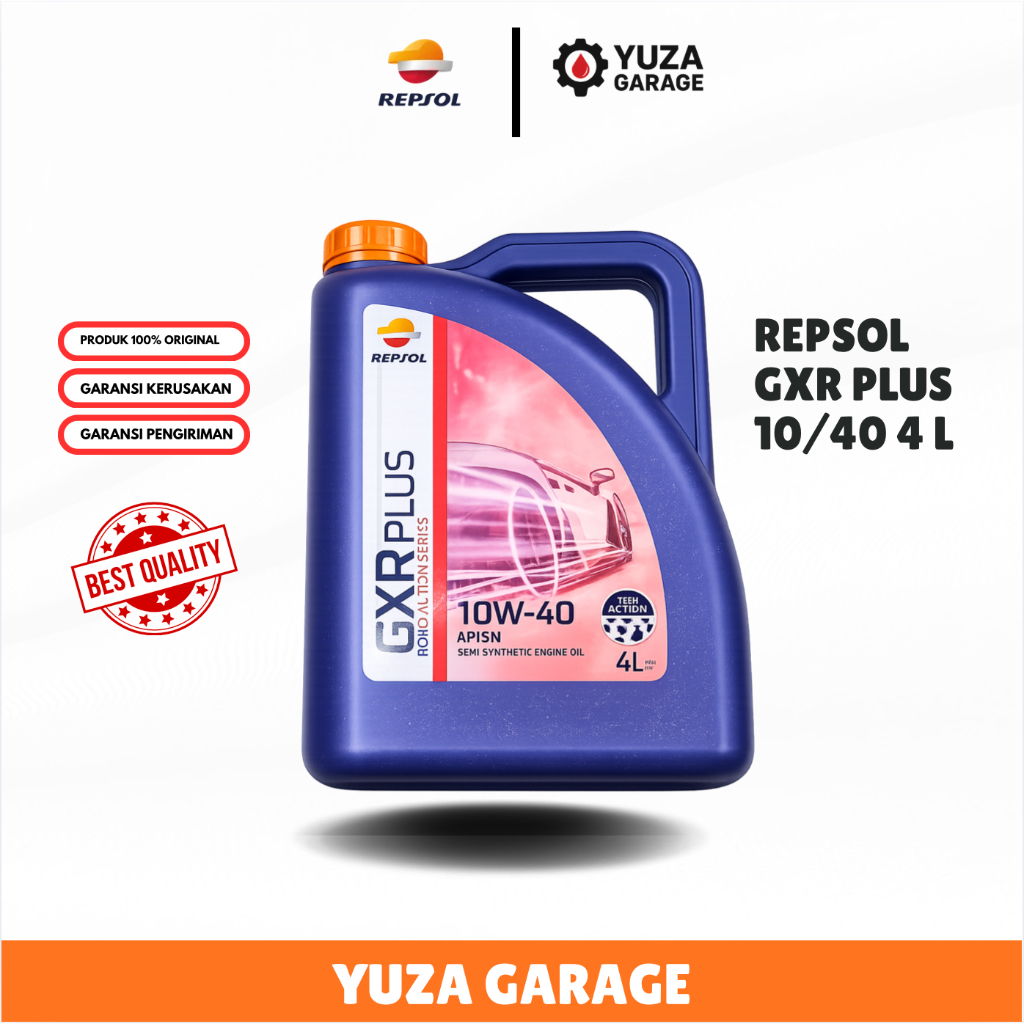 Repsol GXR PLUS 10/40 4L Oli Mobil Tangguh