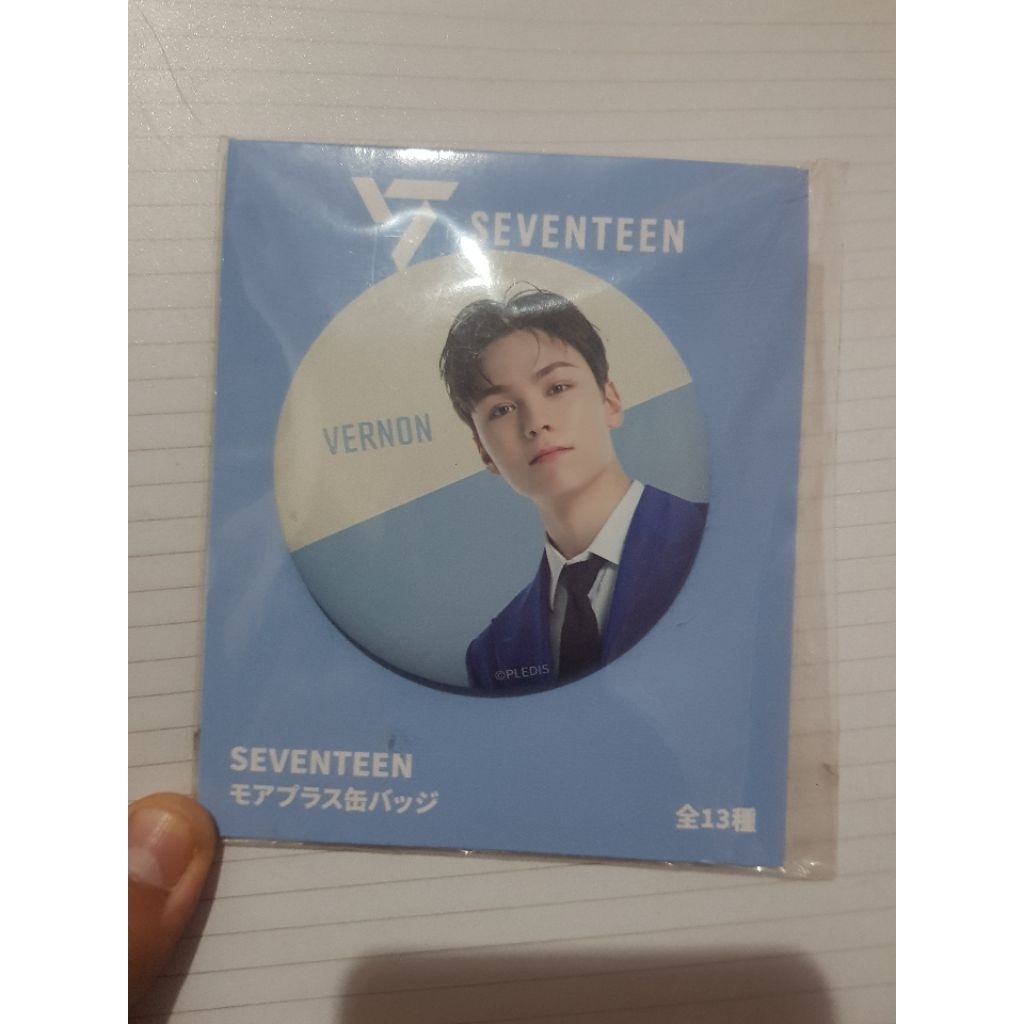 seventeen official can badge vernon