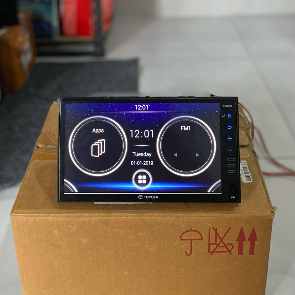 head unit standar fortuner vrz 2022 apple carplay & android auto