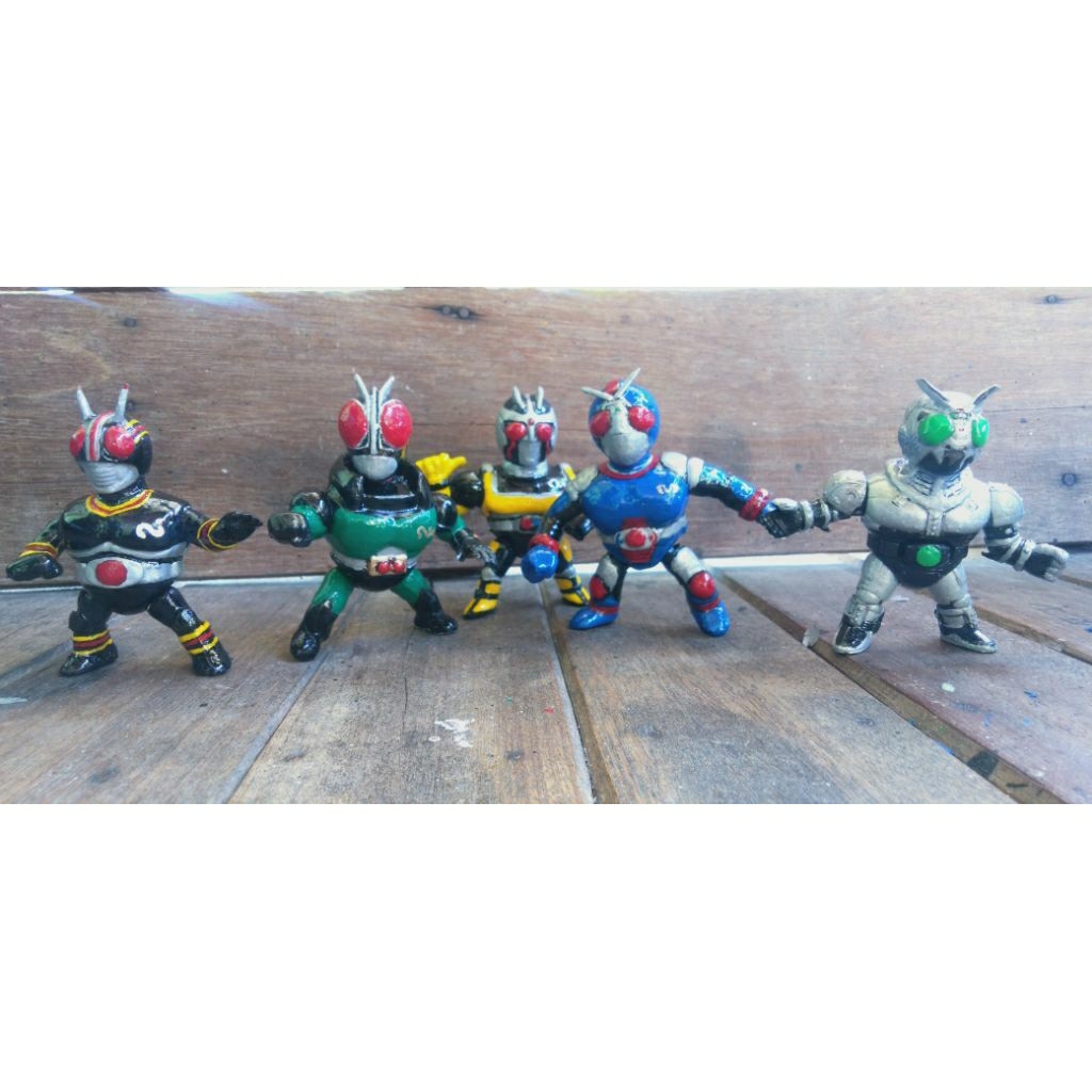 Action figure Kamen Rider Rx vintage chibi custom repaint