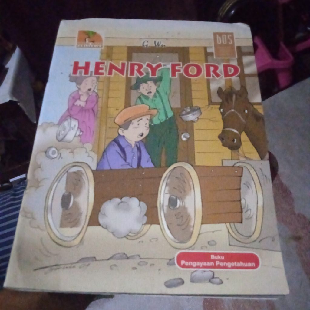buku komik G. Wu, Henry Ford, buku komik biografi original, kertas bening