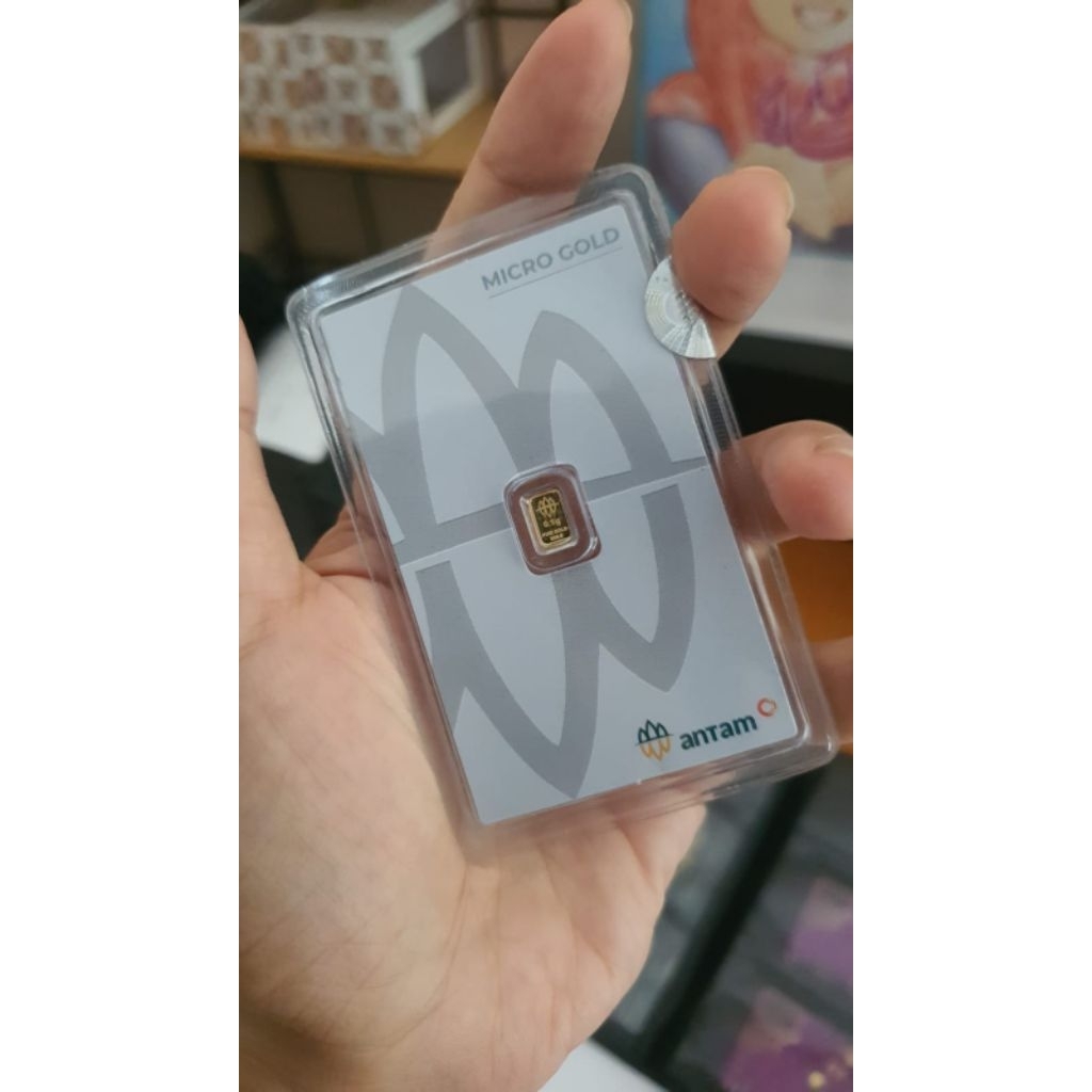 Micro Gold 0,1 gram Antam Hartadinata Premium READY