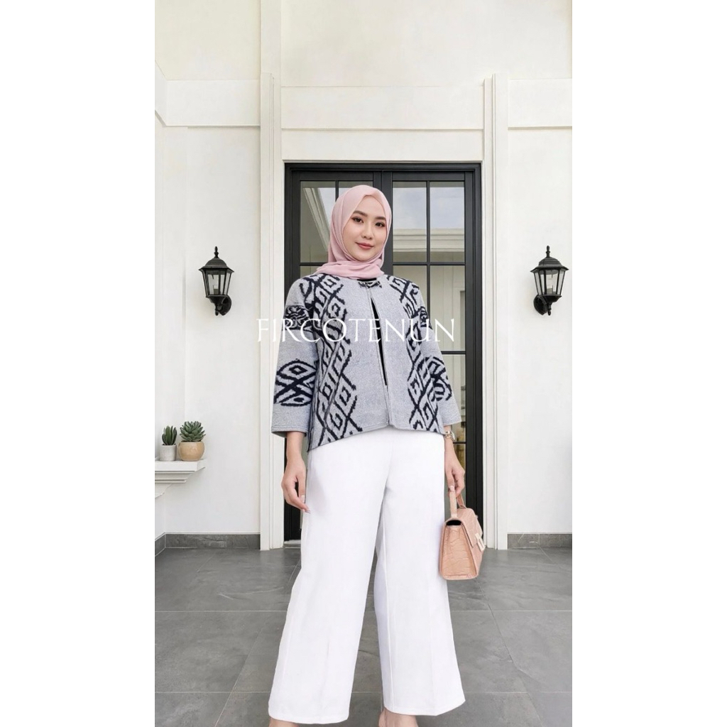 Outer Nikita - Atasan Tenun Wanita - Outer tenun Troso - Blouse Tenun Troso
