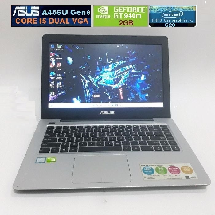 LAPTOP SLIM CORE I5 Gen6 LAYAR FULL HD RAM 8GB HARDISK SSD 512GB