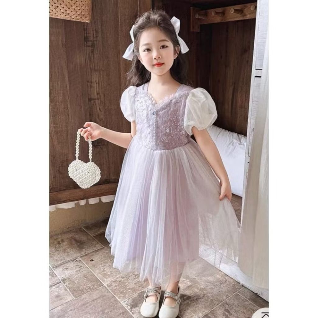 Dress lilac dada payet