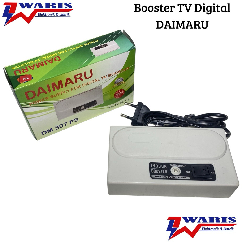 Booster Antena TV Bawah INDOOR DAIMARU / Power Supply Indoor Booster Antena TV