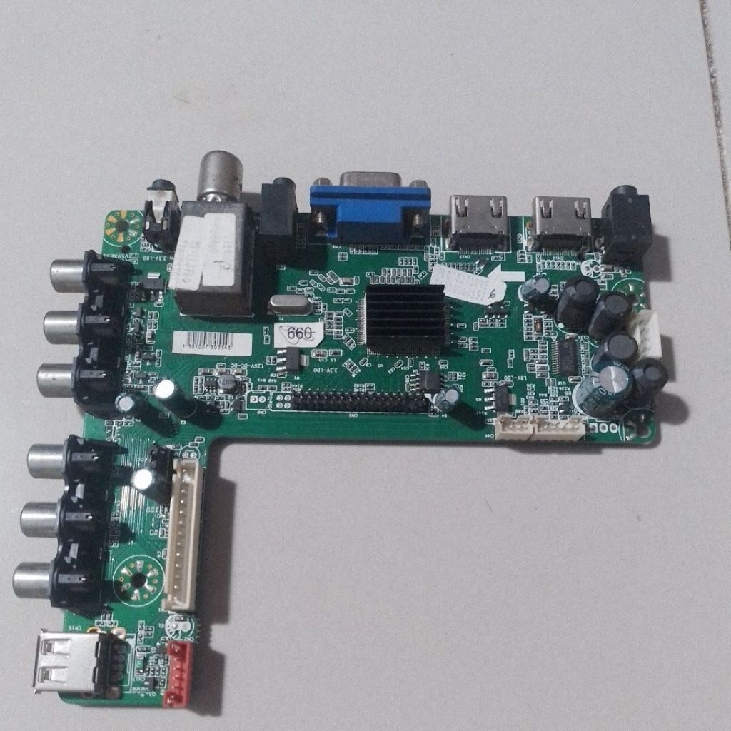MAINBOARD MESIN TV LED POLYTRON PLD 32T100 ORIGINAL