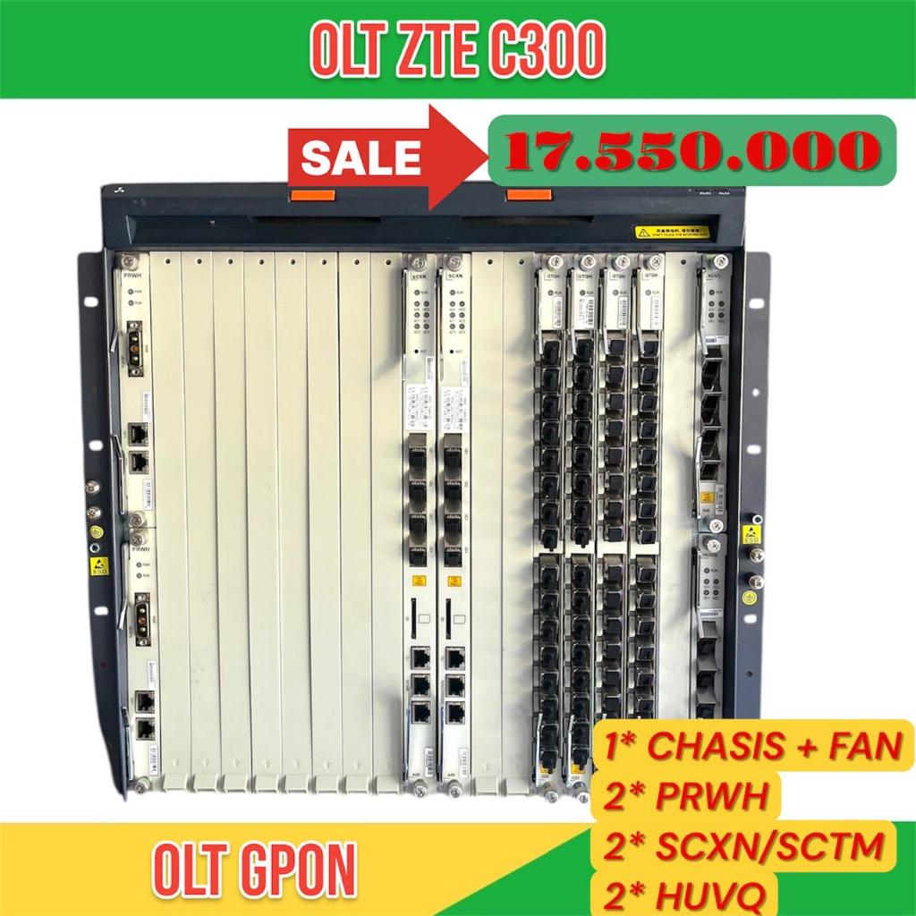 OLT Gpon zte C300 port uplink 40 G