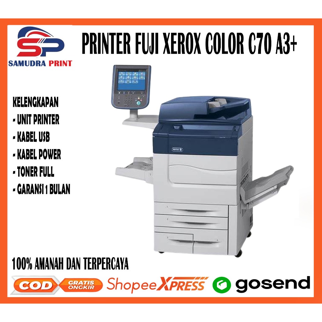 Xerox C70 Pro Printer Laser Color A3+ siap pakai