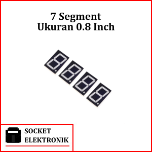 7 segment 0.8 inch / 0,8 Inch Common Anode / Anoda