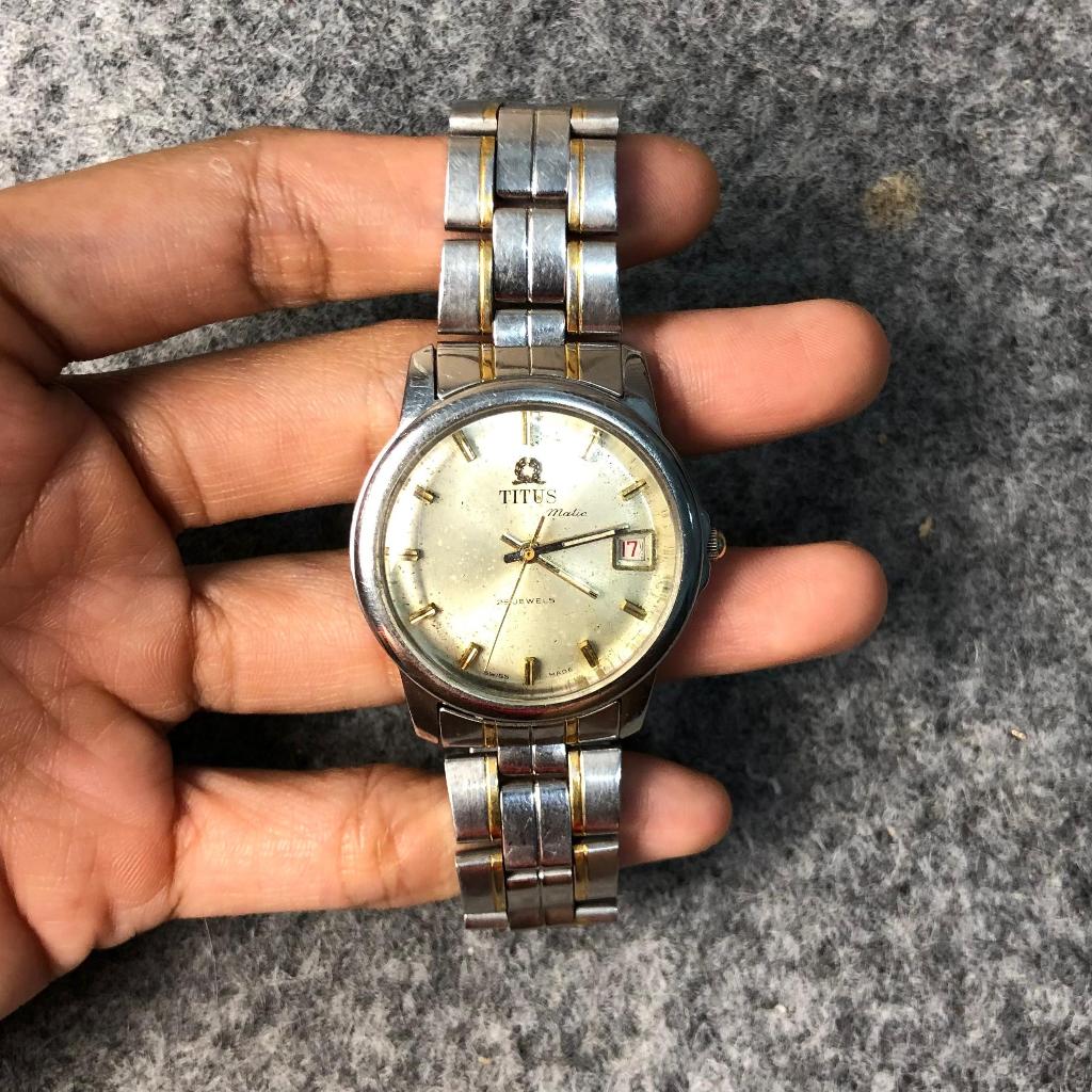 Jual jam tangan second titus original pria