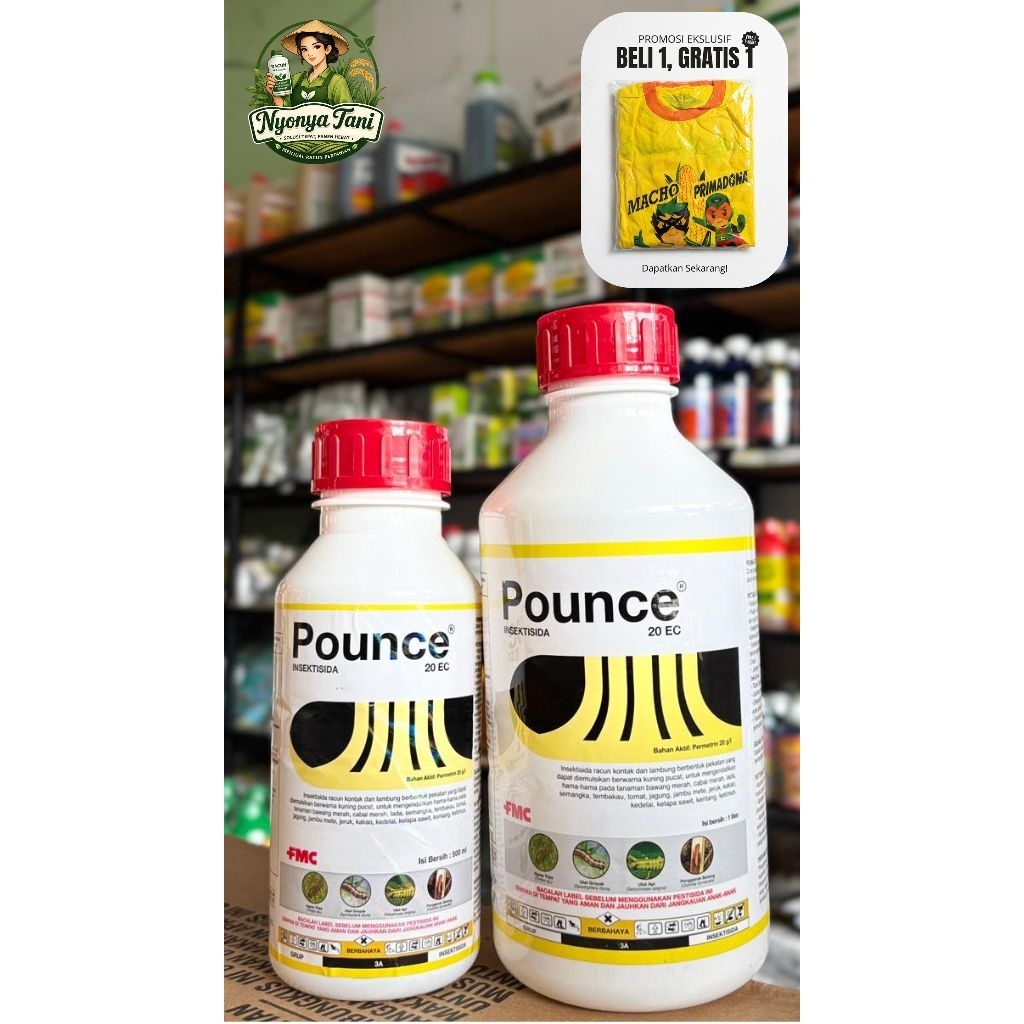 INSECTISIDA POUNCE 20 EC || 500ML || 1L