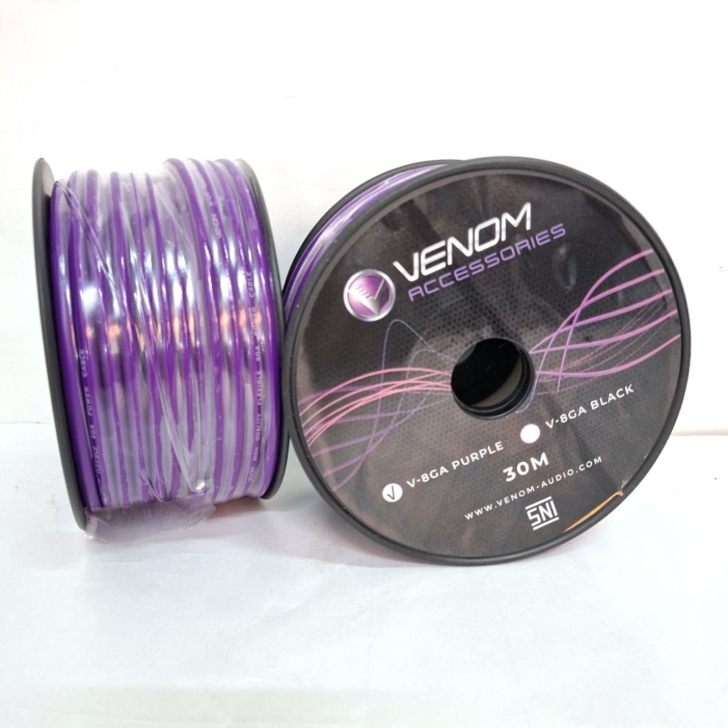 Venom /1Roll Kabel 8 Awg Kabel Aki/Audio Tahan Panas Kabel Audio
