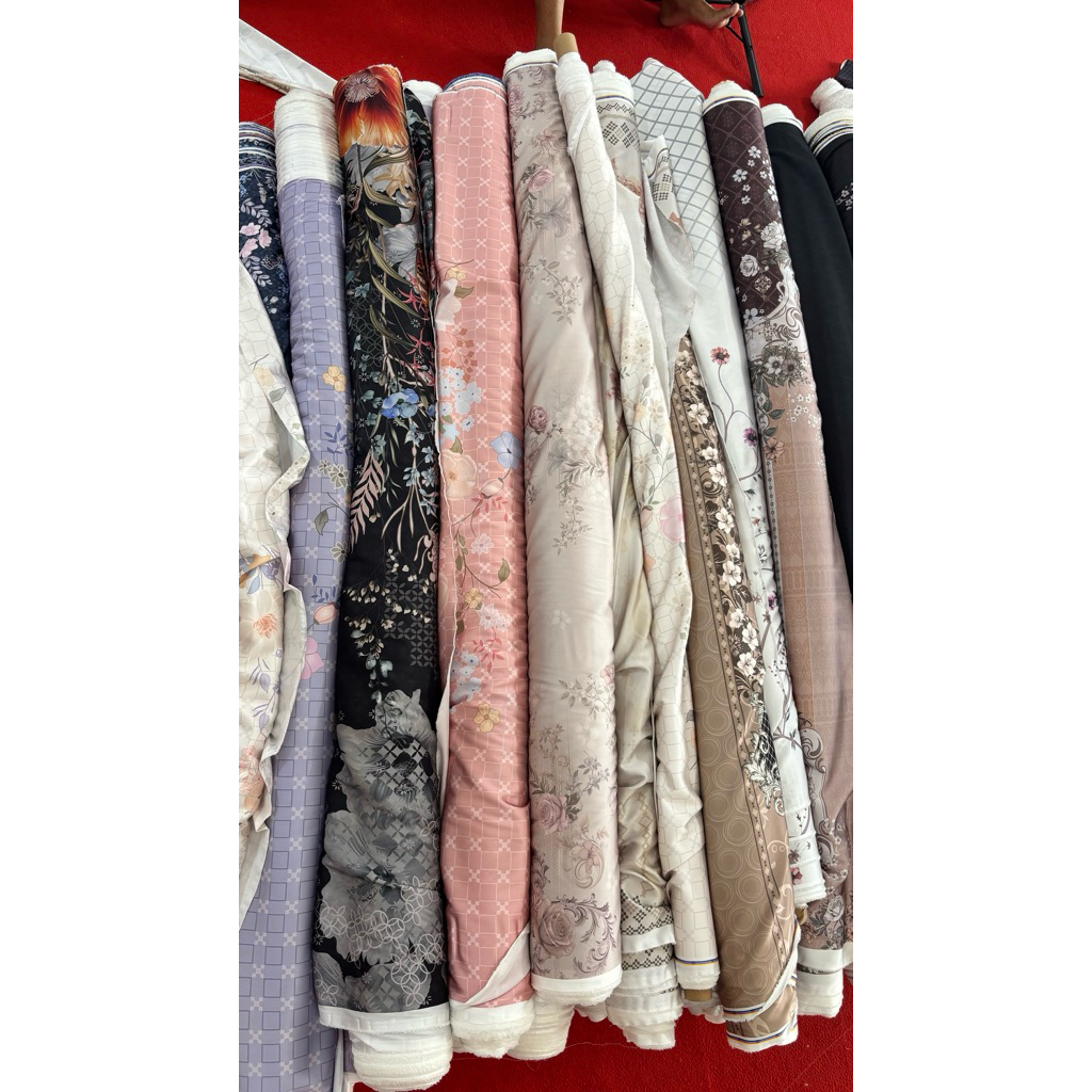 Kain arabian silk // per setengah meter // banyak motif // kain gamis // kain meteran // kain lebara