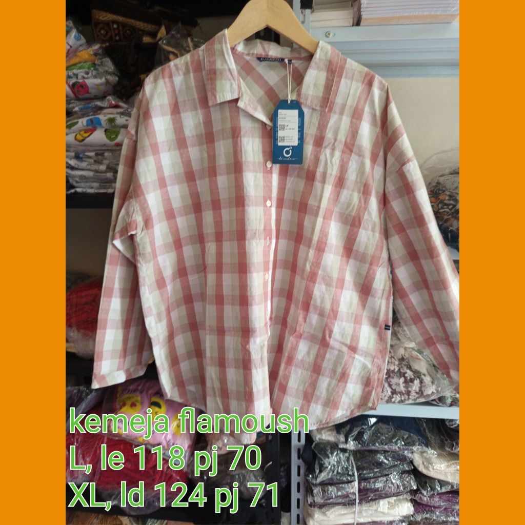 kemeja perempuan flamoush/c2