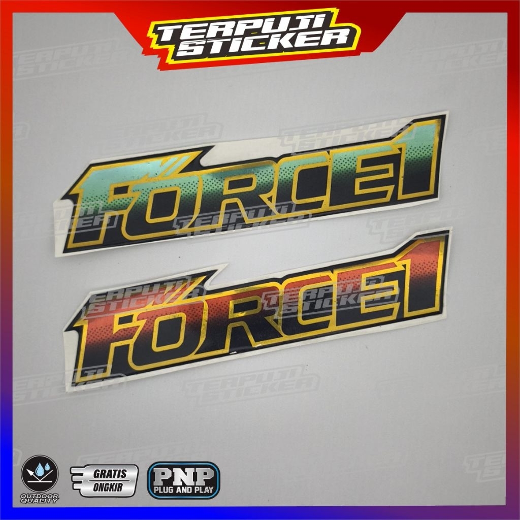 emblem timbul yamaha force1/emblem timbul force 1