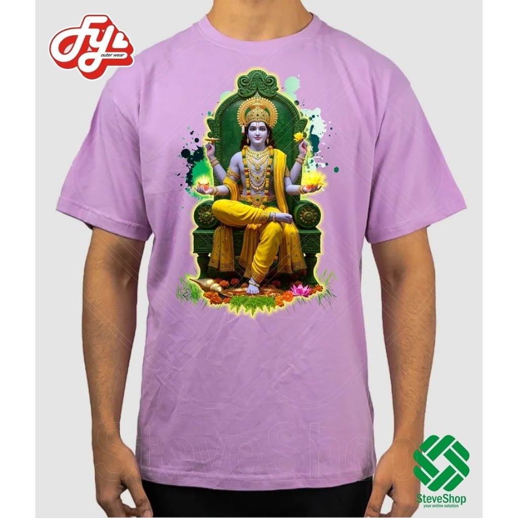 Kaos rohani Hindu (Wisnu001 & Hanom001)