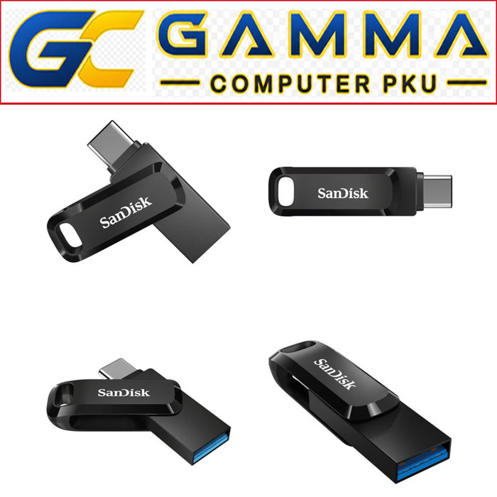 SANDISK DUAL DRIVE GO TYPE-C 128GB 64GB 32GB / FLASHDISK OTG USB TYPE-C SANDISK