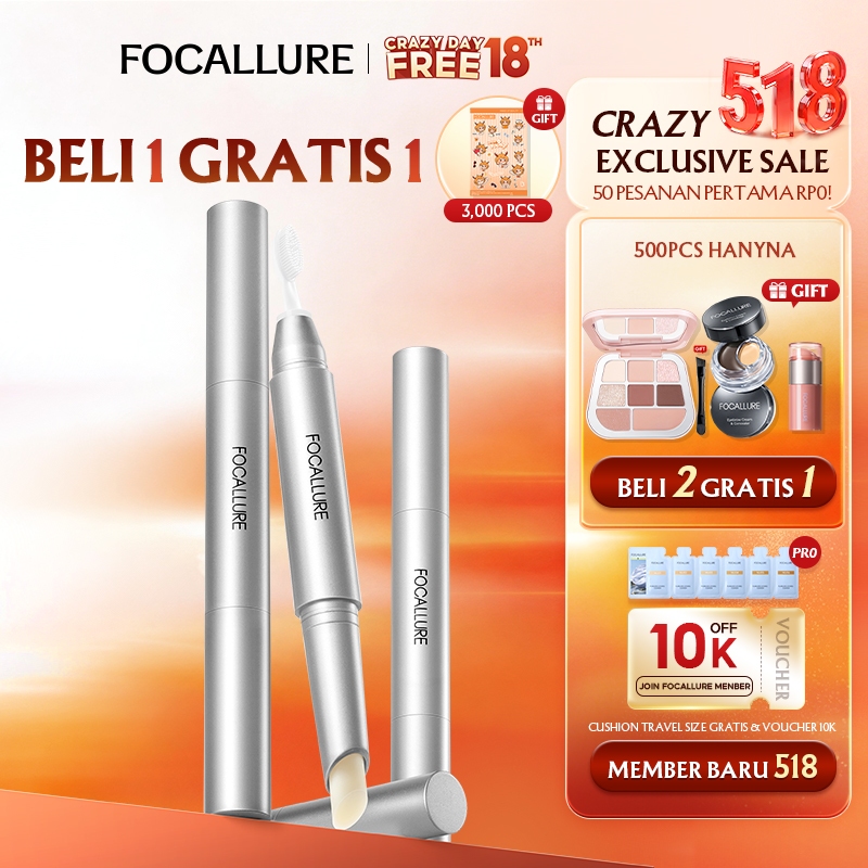 FOCALLURE Setting Eyebrow Wax Browcara Lasting 2-in-1 Built-in Brush #Pro-set