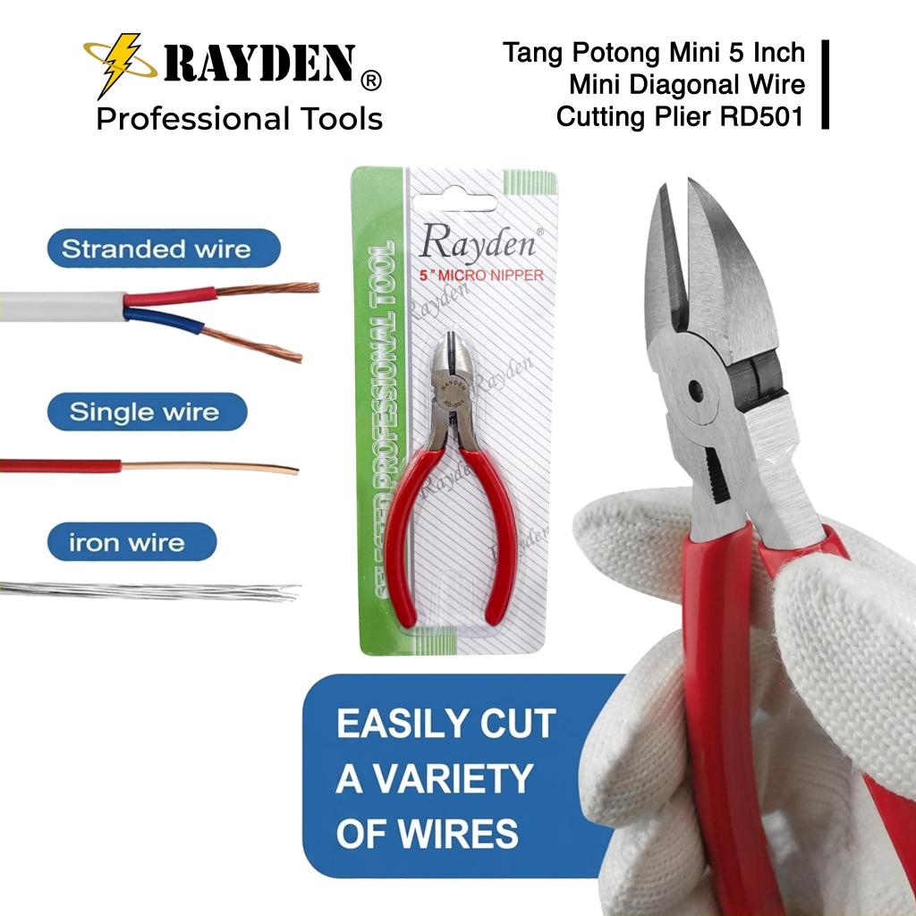 Tang Potong Kupas Kawat Kabell 5 Inch Mini Diagonal Wire Cutting Plier H1939