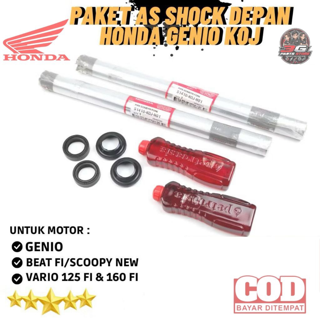 ORIGINAL As Shock Depan KOJ Honda Genio Beat Deluxe New LED 2020 2021 2022