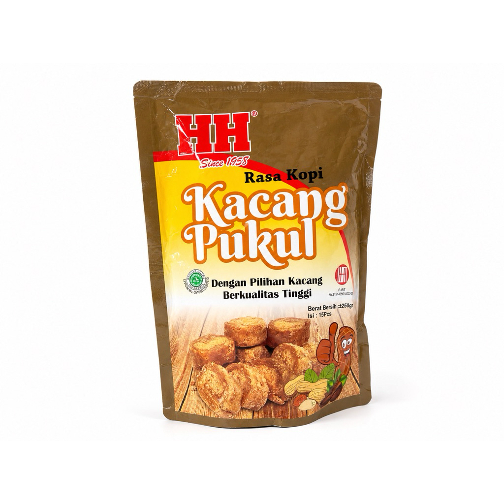 Kacang Pukul HH Rasa Kopi - Viera oleh oleh pekanbaru