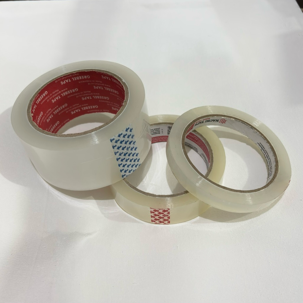 Lakban Bening Nachi Tape, Deli / Lakban Opp Bening / Lakban Opp Nachi