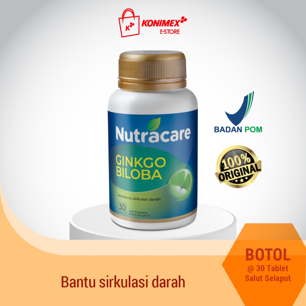 Nutracare Ginkgo Biloba 30 kapsul