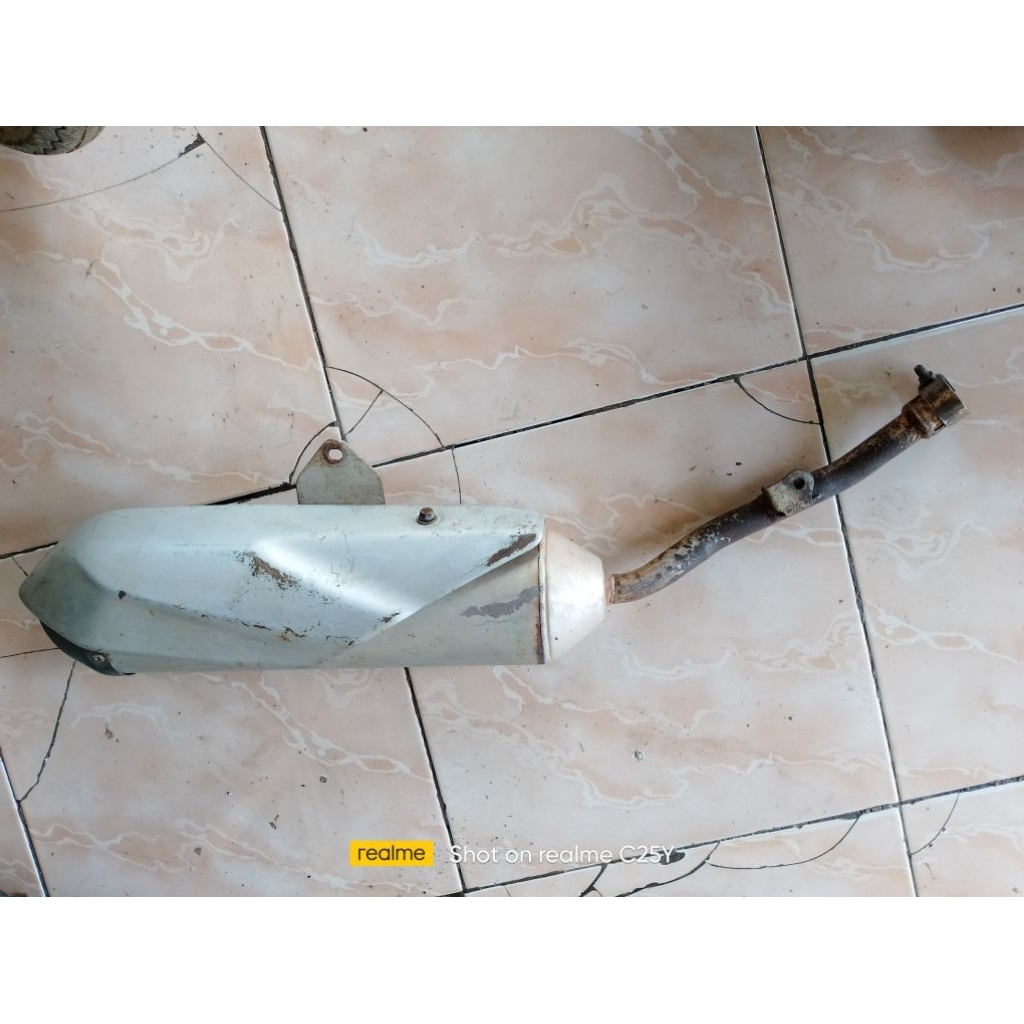 knalpot kawasaki klx bf/Dtracker original copotan