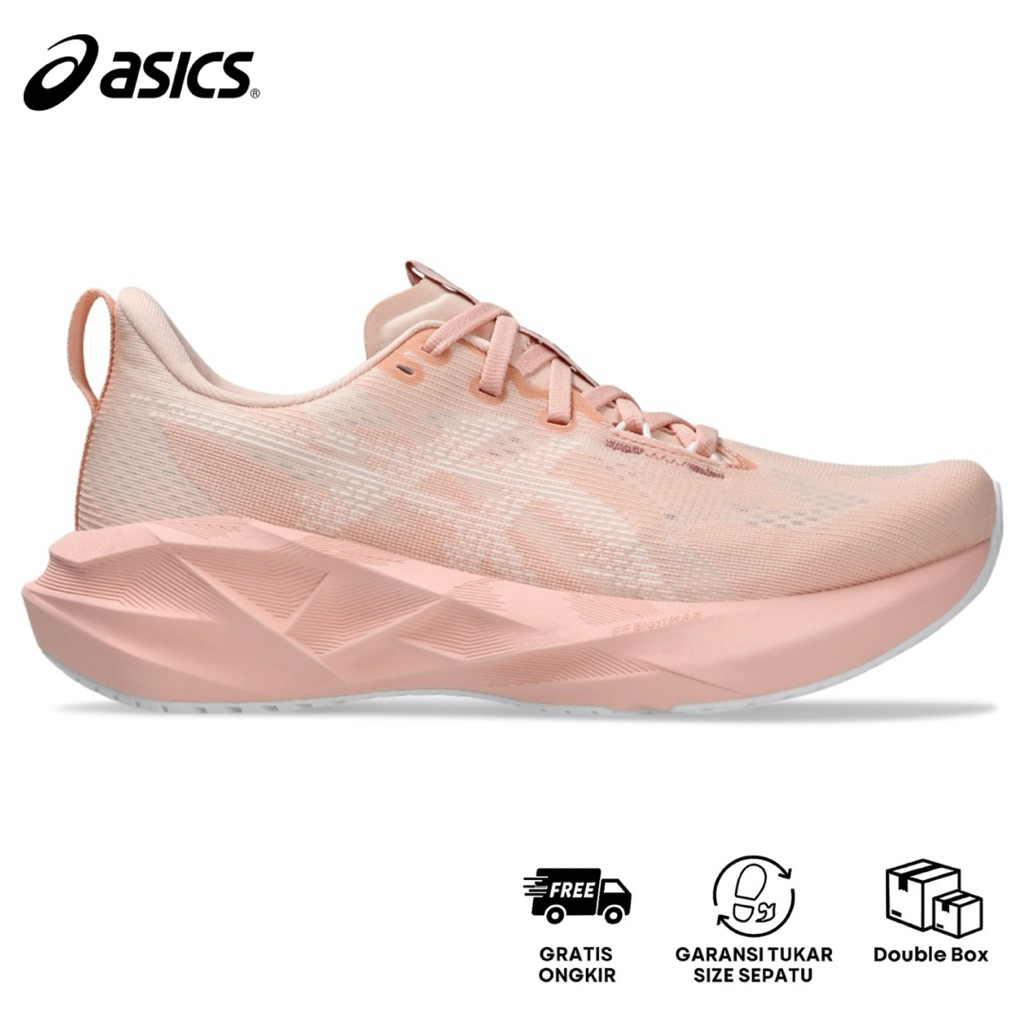 Sepatu Running Wanita Novablast 5 Breeze White Peach