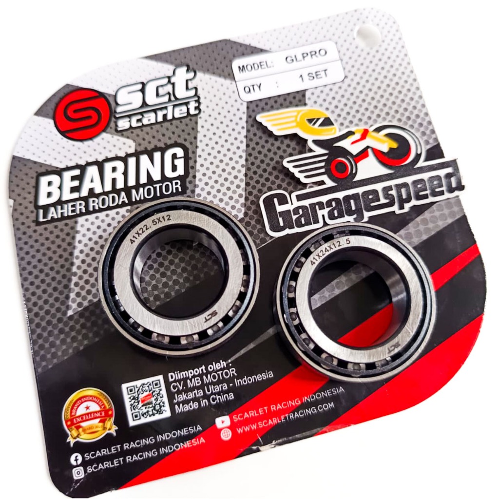 BEARING KOMSTIR COMSTIR GL PRO SCARLET RACING