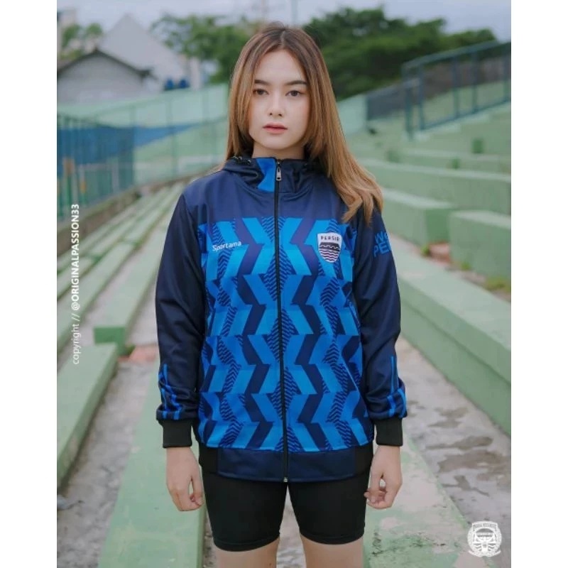 Jaket Persib Official Bahan Parasut Dan Bahan Lotto Unisex S-XXL