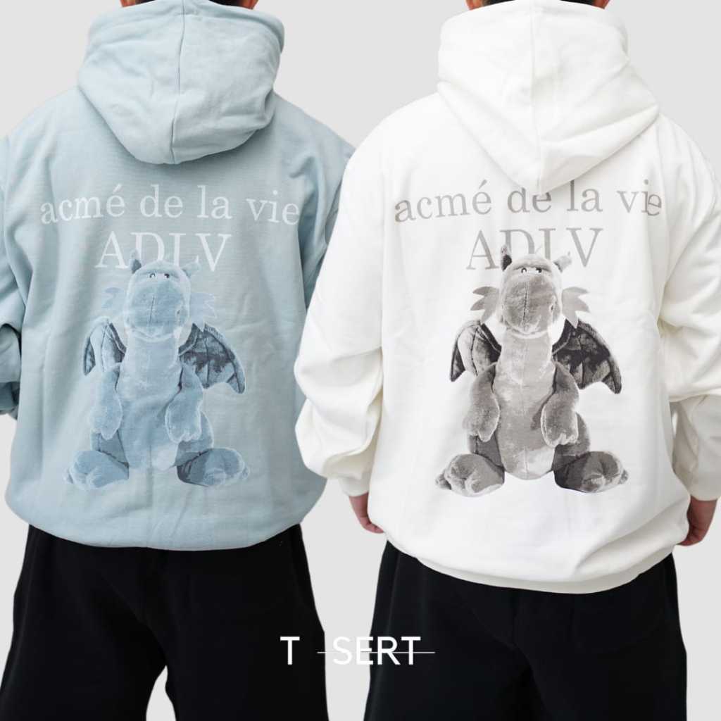 ADLV Fuzzy Dragon Artwork Hoodie / Hoodie ADLV Authentic