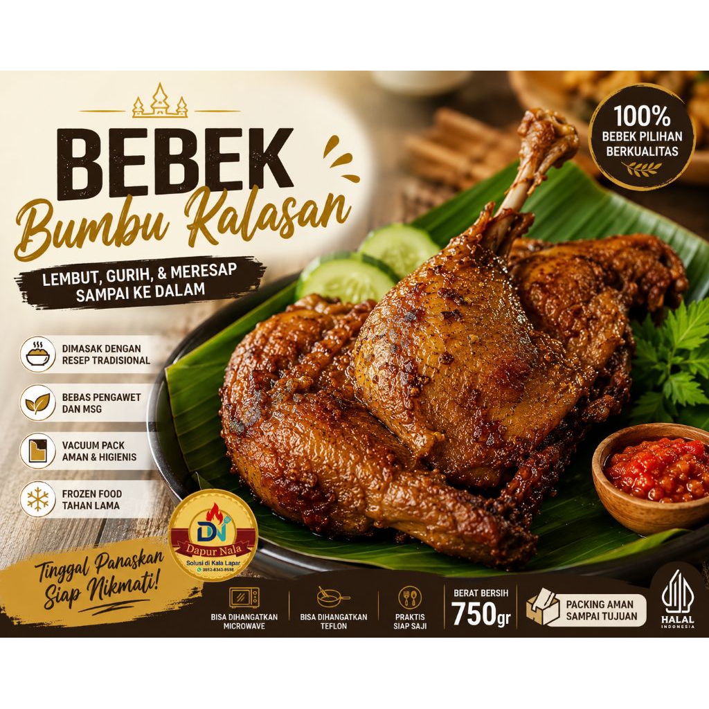 Bebek Bumbu Kalasan Frozen