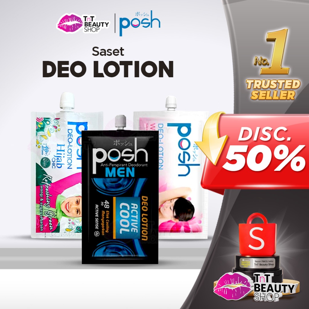 POSH DEO LOTION SACHET 11 GRAM SERIES | TnT Beauty Shop